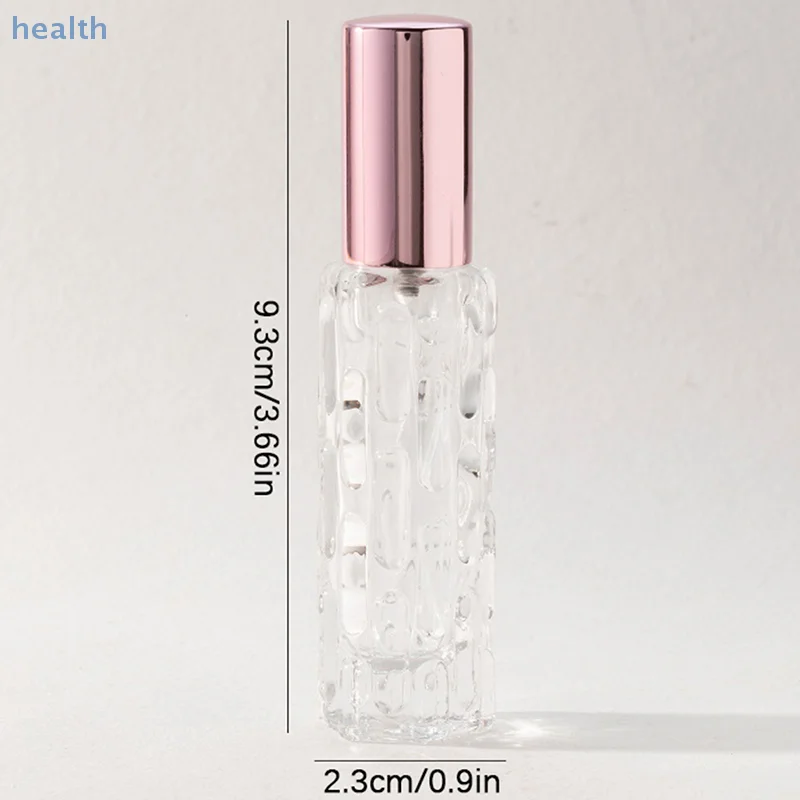 Bottiglia di profumo riutilizzabile portatile in vetro da 10 ml Contenitore cosmetico Bottiglia da viaggio con atomizzatore spray vuoto