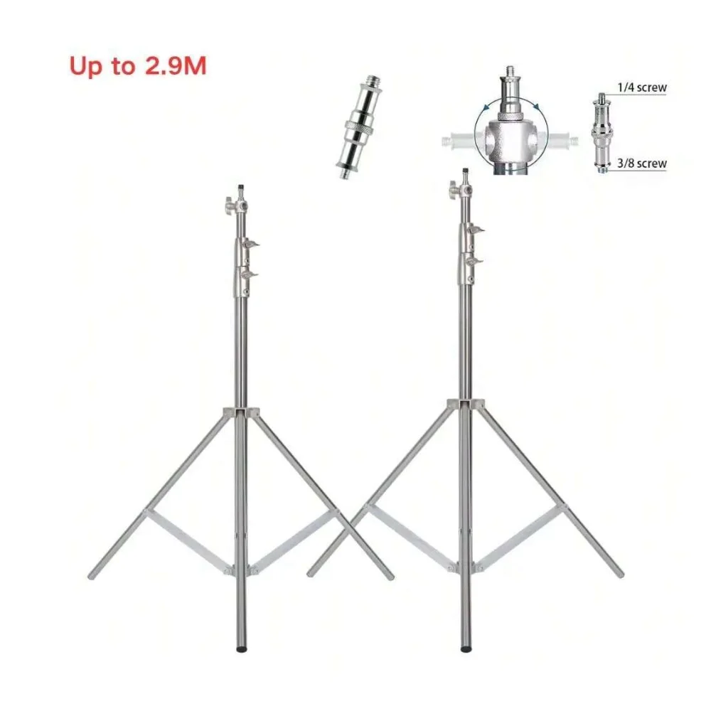 พื้นหลังการถ่ายภาพภาพสแตนเลส Super Load Bearing เหมาะสําหรับสตูดิโอ Party Telescopic Design ความต้องการฉากหลัง