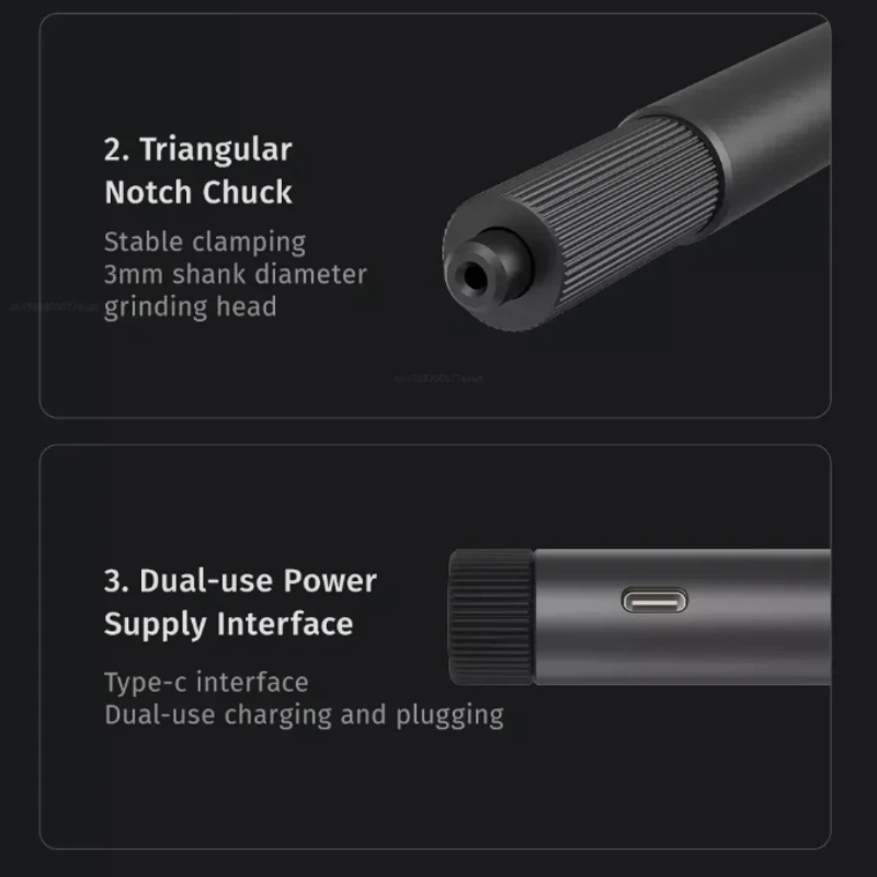 Xiaomi DUKA ATuMan Cordless Rotary Tool Kit Mini Drill Electric Carving Pen Engraver Pen EP1 Grinding Polishing Variable Speed