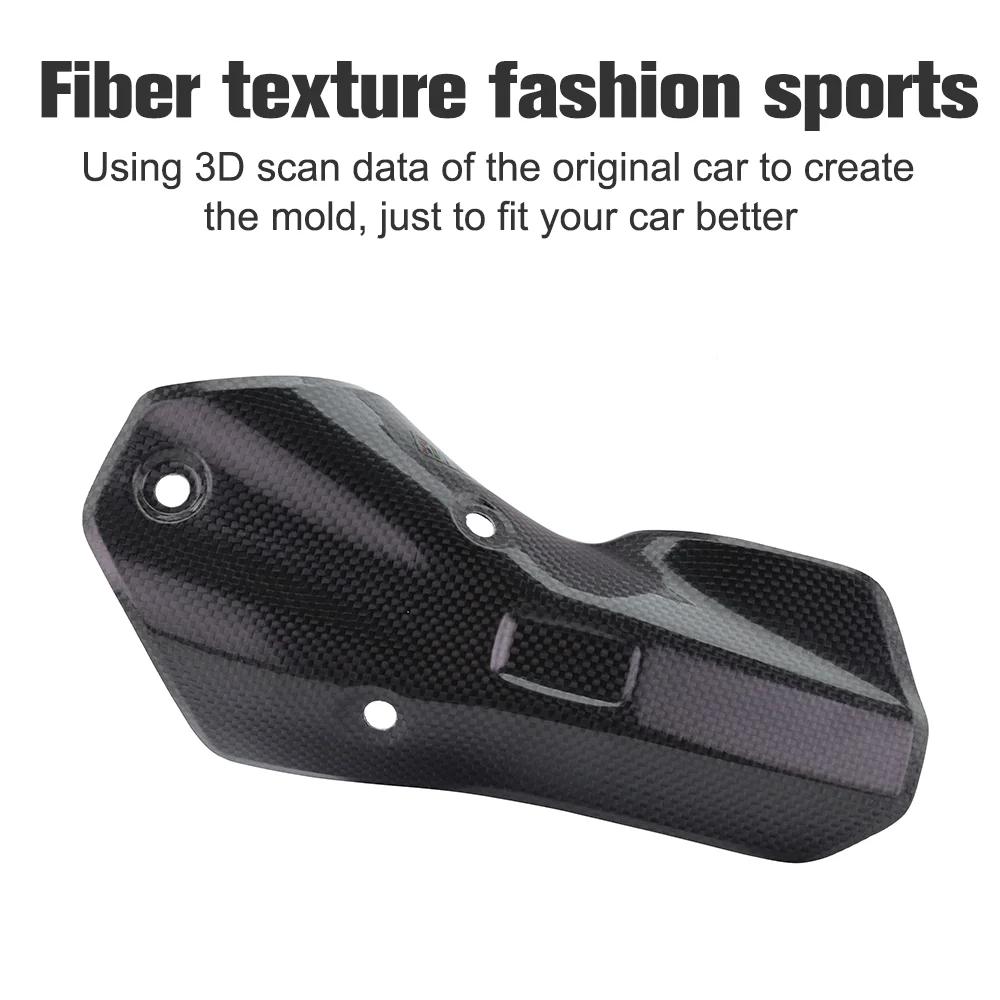 For R1250GS Adventure R1200GS R1200GS Motorcycle Real Carbon Fiber Exhaust Muffler Pipe Heat Shield Cover Accessories
