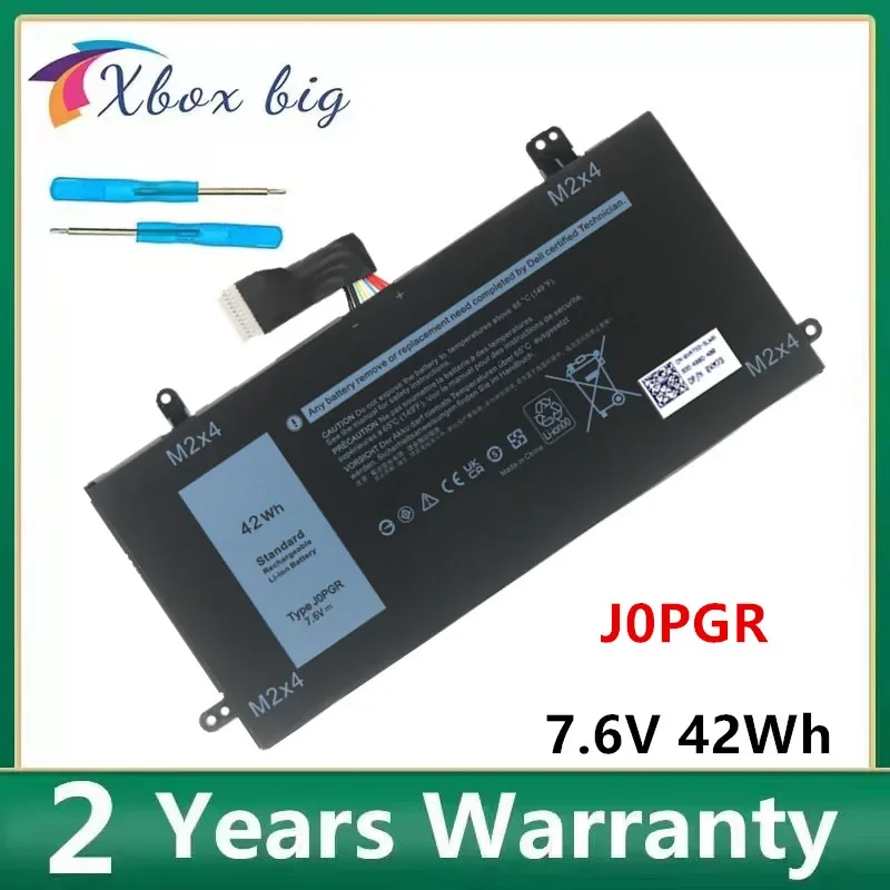 7,4 V 42WH J0PGR 11,4 V 31.5WH 1WND8 batería del ordenador portátil para Dell Latitude 5285 5290 T17G X16TW T17G001