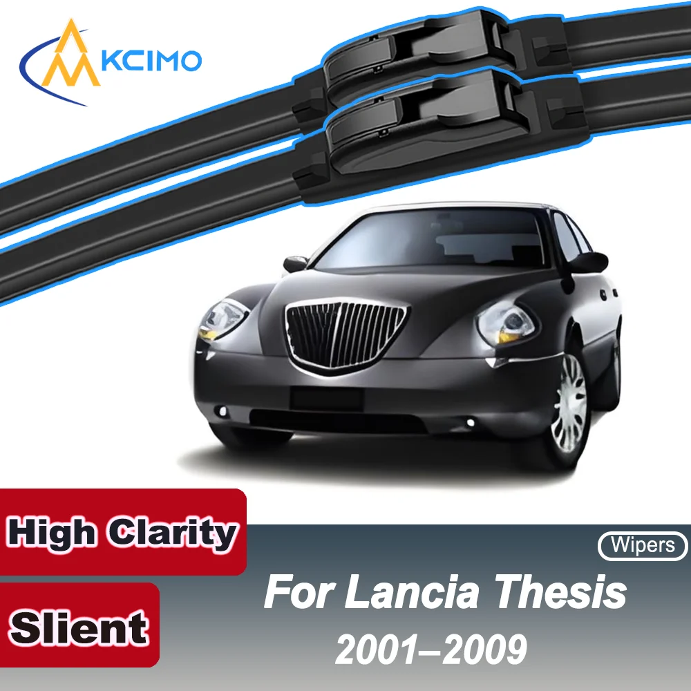

2PCS HD Car Windscreen Wipers for Lancia Thesis 2001-2009 Front Windshield Auto Wipers Blade Accessories 2009 2008 2007 2006