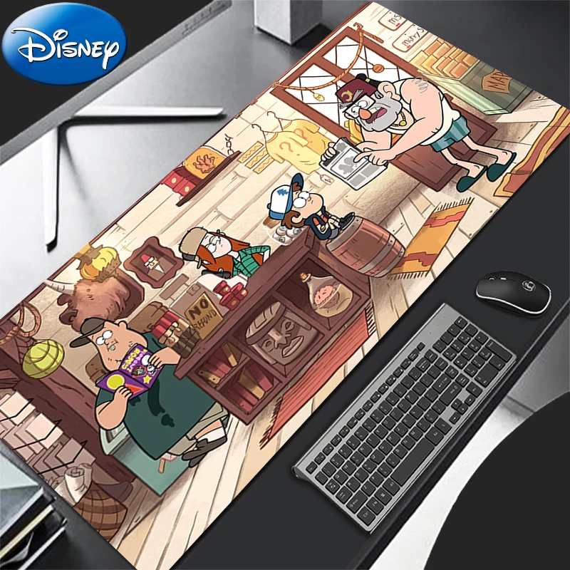 Anime Mouse Pad Green Plants Kawaii Keyboard Pad Laptop Gravity Falls Gamer Desk Mouse Mat Office PC Bill Cipher Gaming Mousepad