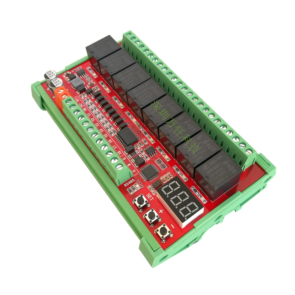 

Modbus RTU 8-way Serial Port / RS485 Relay Module / Optocoupler Isolation / 8-input / 8-output