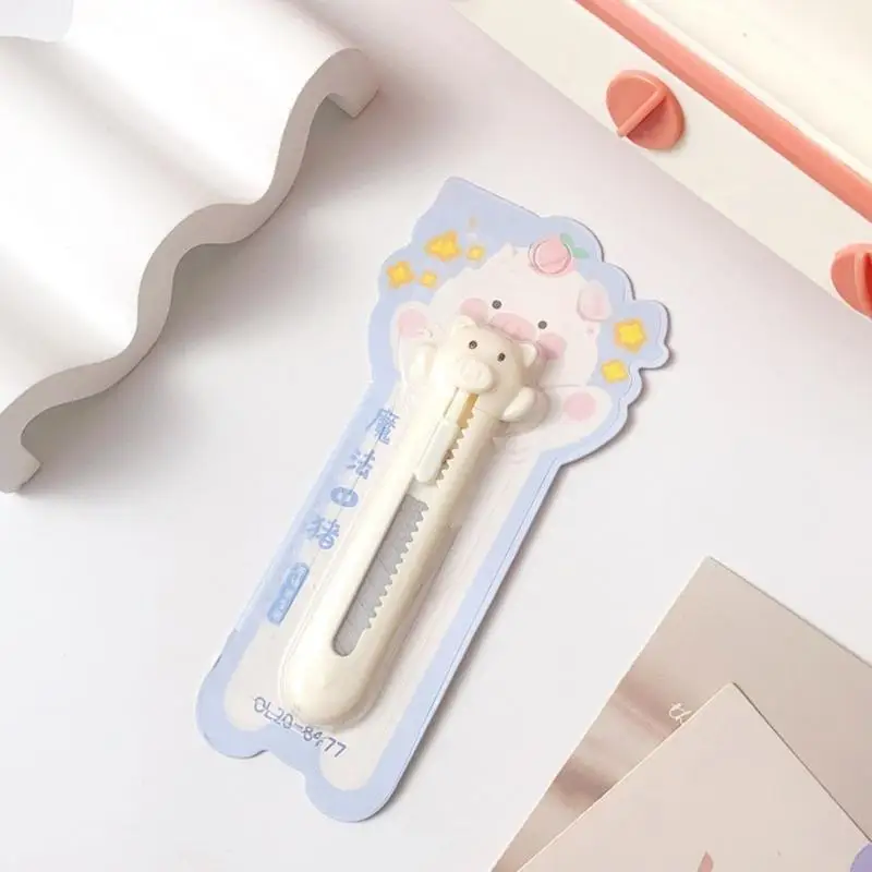 Cutter caixa multifuncional Cats adorável abridor letra abridor coelhos abridor caixa bolso adequado para escola