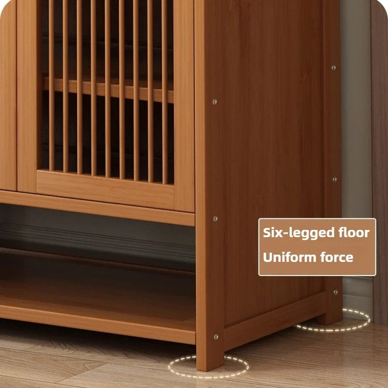 Shoe cabinet for home use, doorstep storage cabinet, wall facing hallway, indoor entrance, rental room, multi-layer shoe rack image 6