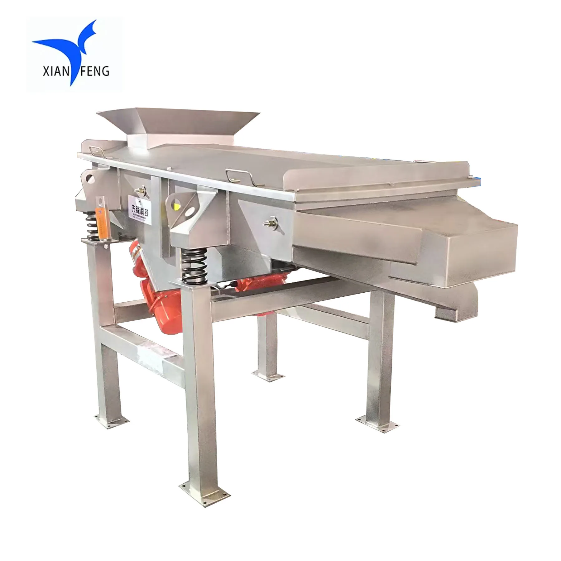 Large Capacity Linear Steel Vibrating Screen Machine New Multi-layer Fine Sand Sieve Straight-Line for Ore Essential Motor