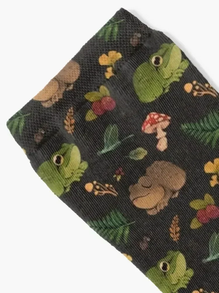 frogs & berries Socks cotton gifts luxury Socks For Men Women's