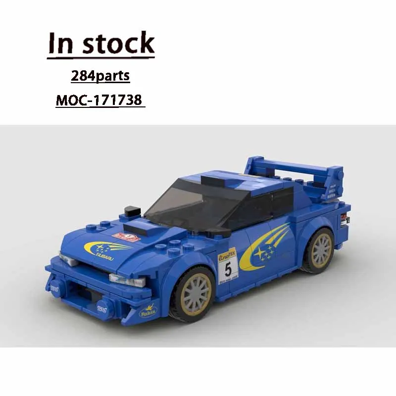 

MOC-171738 Classic City Sports Car Racing Building Block Model, 284 Pieces, Boys' Children's Birthday Building Block Toy Gift