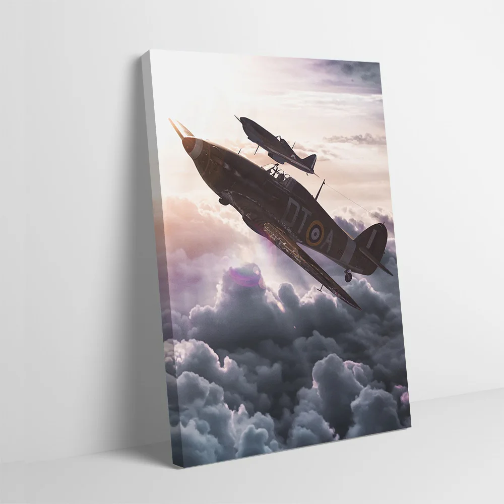 

Ww2 Planes Poster Customizable Printed Canvas Painting Wall Art Gift for Home Decoration Luxury Interior Accessories Decor Room