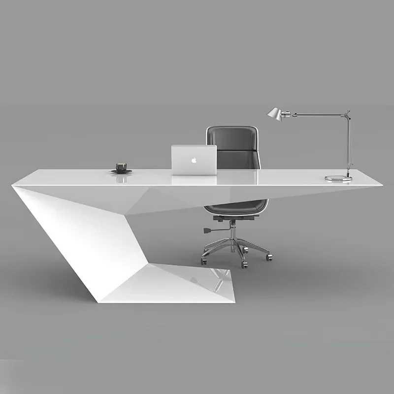 Conference Modern Office Desk Monitor Writing Corner Standing Reception Office Desk Luxury