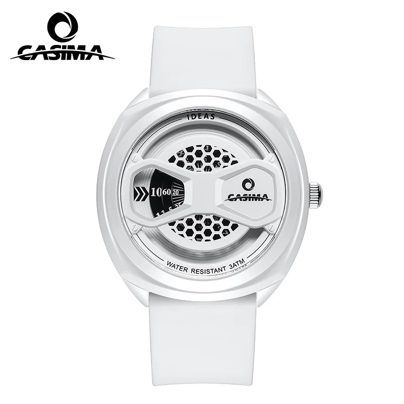 CASIMA Silicone Strap Sports Watches, Students Watches Couple Watches Quartz Movement, Waterproof, Model CS2149-1034