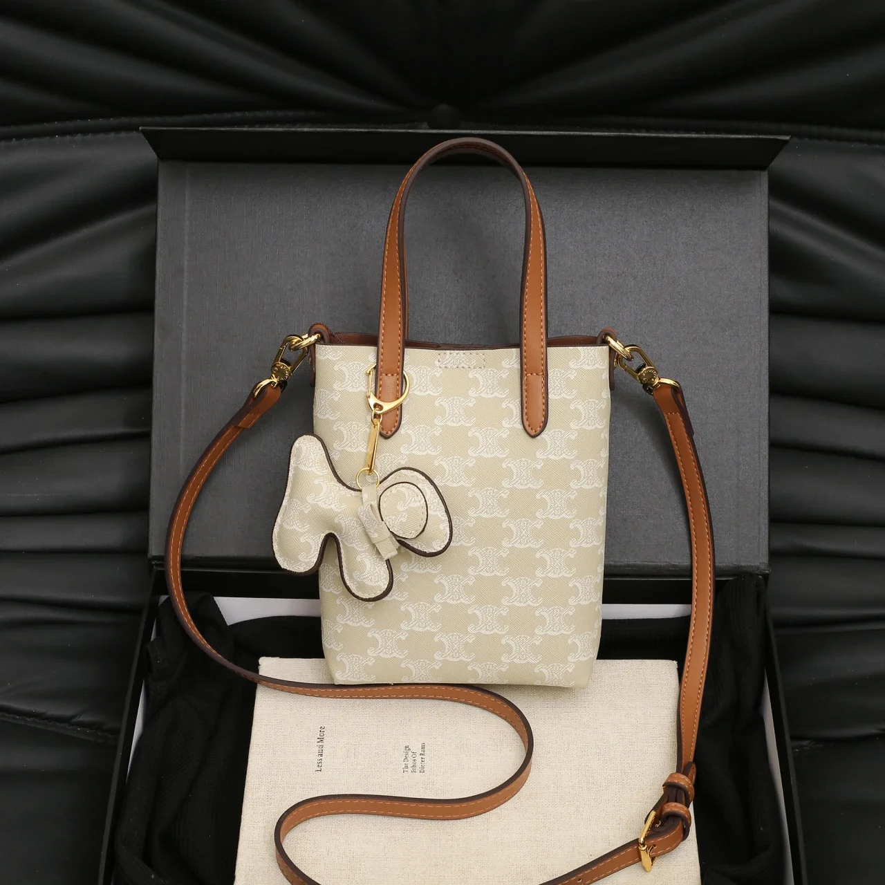 

Luxury Designer Messenger Purse For Women - Trendy Crossbody Bag With Solid Color & Classic Paris Shopper Style
