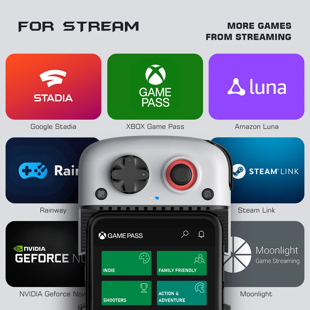 لوحة ألعاب للهاتف المحمول GameSir X3 مع مروحة تبريد لـ Cloud Gaming Xbox Game Pass، STADIA، xCloud، GeForce Now