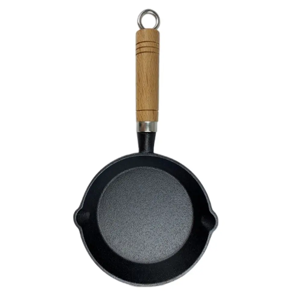 

1pc Mini Frying Pan Hot Oil Skillet Small Cast Iron Cooking Nonstick Pancake Home Kitchen Camping Hiking Picnic Easy Clean