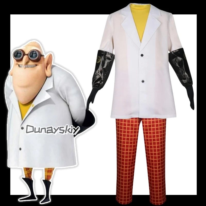 

Anime Nefario Cosplay Dr Cosplay Man Nefario Doctor Play Costume Uniform Suit Halloween Party Role Play Outfit