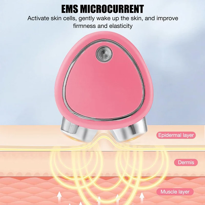 Nowy Masażer do Twarzy Mikroprądowy Urządzenie do Liftingu Twarzy Roller Przeciwzmarszczkowy Ujędrniający Odmładzający Pielęgnacja Urody Ładowanie