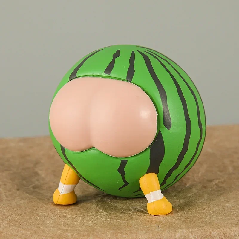 Figuras de acción del Anime Crayon Shin-chan Cos Fruit Q, modelo de Pvc, estatua Kawaii, adornos de personajes de dibujos animados, Kit de juguete, 6 piezas