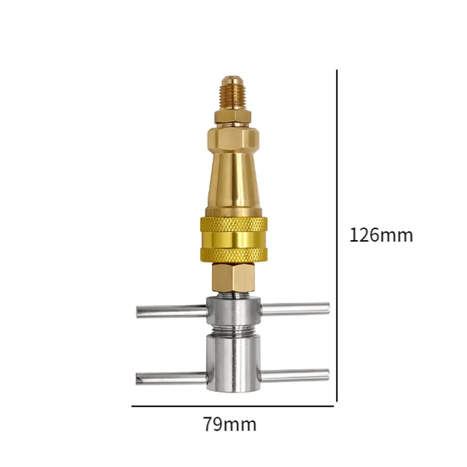 Pressure Washer 1/4 inch Frige Quick Connector Accessories High Hardness Cleaning Supplies Quick Coupling Quick Connect Plug