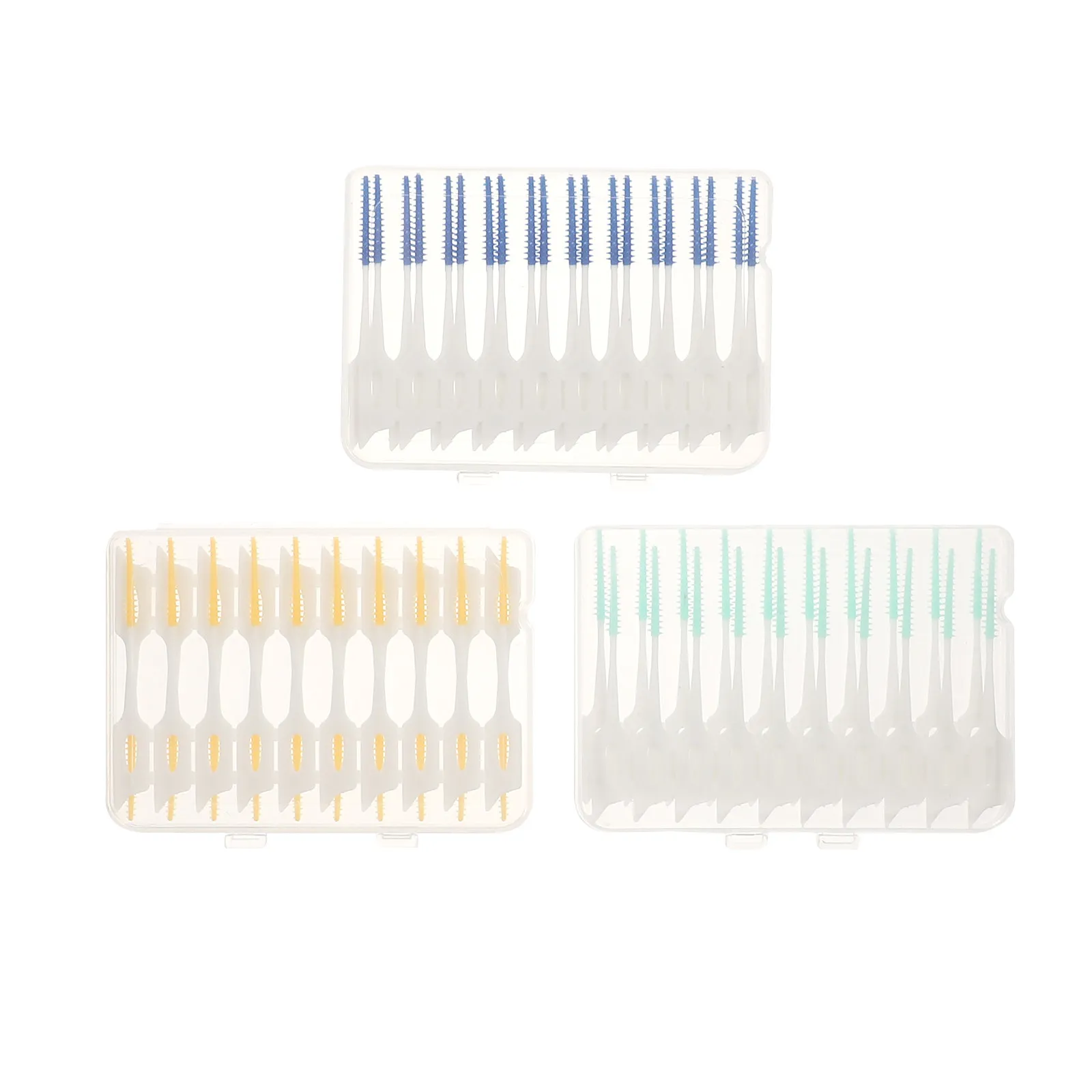 

1 шт. силиконовая межзубная щетка, 3 упаковки, для ортодонтических брекетов, чистки зубов, ухода за деснами, зубочистки-нити, средства для гигиены полости рта