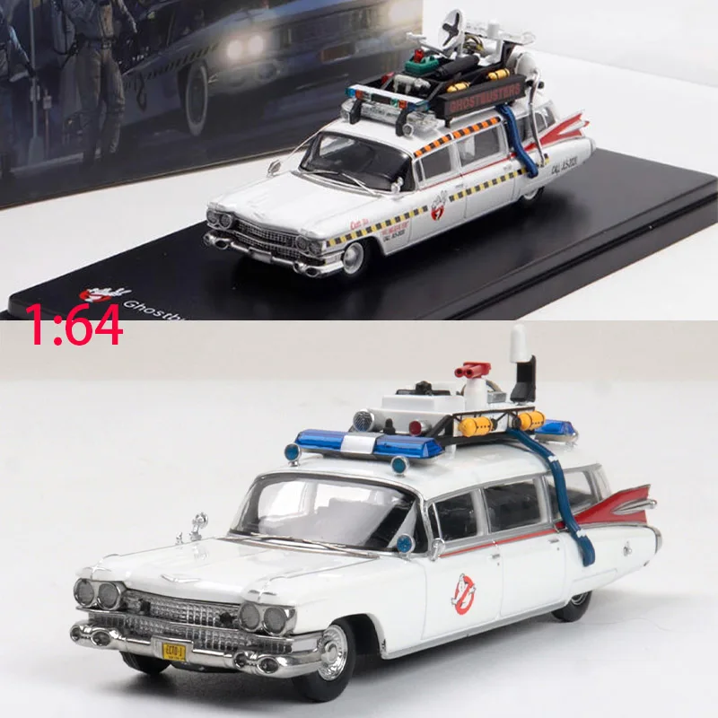 

Diecast Alloy 1/64 Scale ECTO 1 Ecto-1 Simulation Car Model Metal & Toy Adult Fans Collection Souvenir Gifts Decration Display