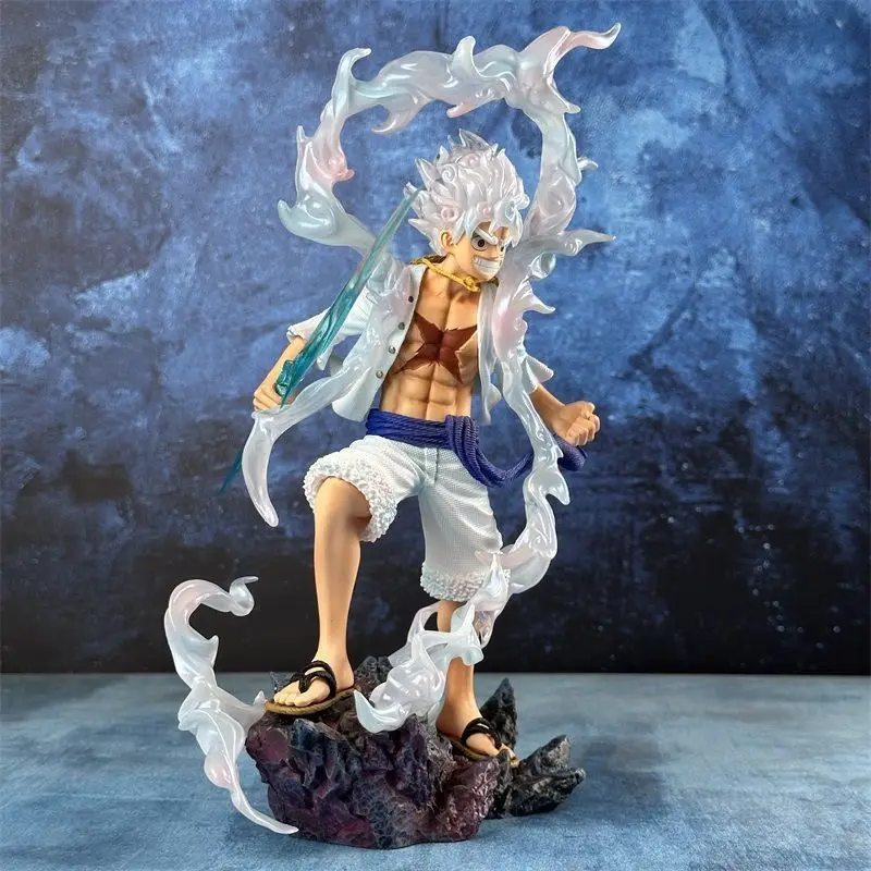 JT Studio One Piece Monkey D. Luffy Sun God Nika Figure - High Quality 30cm PVC Model - Wano Arc Battle Ver. Desktop Ornament - view 4