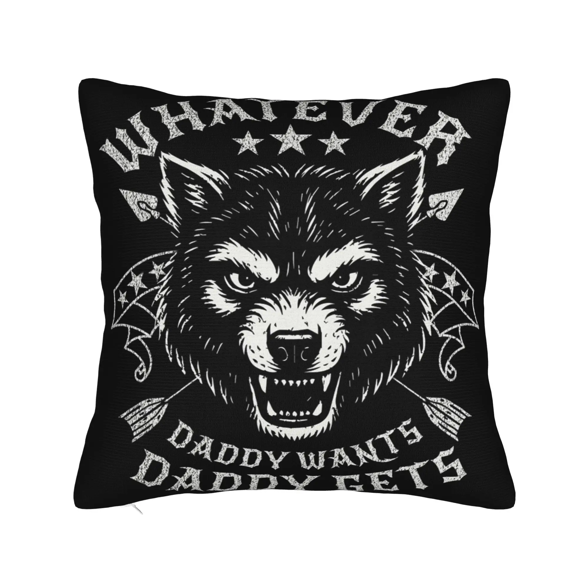 Whatever Daddy Wants Daddy Gets  Pillow Covers Product Printed Cushion Cover Decoration  Pillow Case Cover Home Multi-Size
