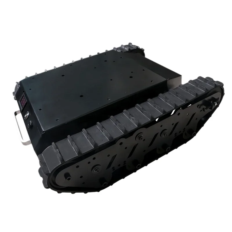 

Rubber Tracked Chassis Vehicle-mounted Off-road Tank Car Rubber Tracked Desert Obstacle Crossing