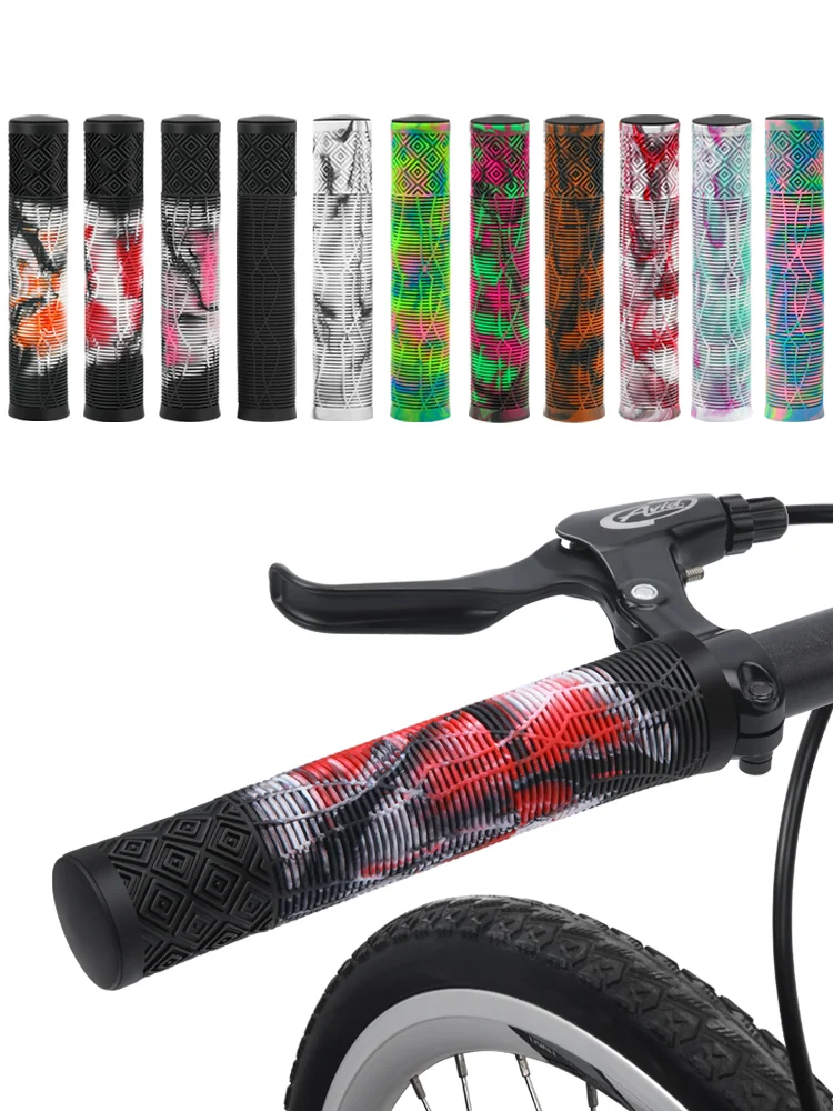AliExpress riderace RIDERACE Bicycle Handlebar Grips Non-Slip 165mm Lengthening Soft Rubber Cover For 22.2mm Scooter BMX Bike Cycling Handle Bars