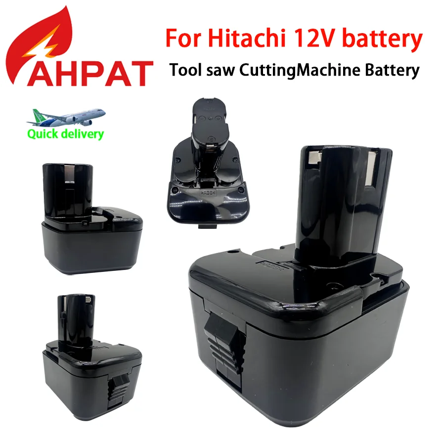 12V 12.8Ah Replacement Battery for Hitachi EB1214S EB1212S EB1220HS 324360 322434 Eb1220bl DS12DVF3 DN12DY DH15DV EB1220HL