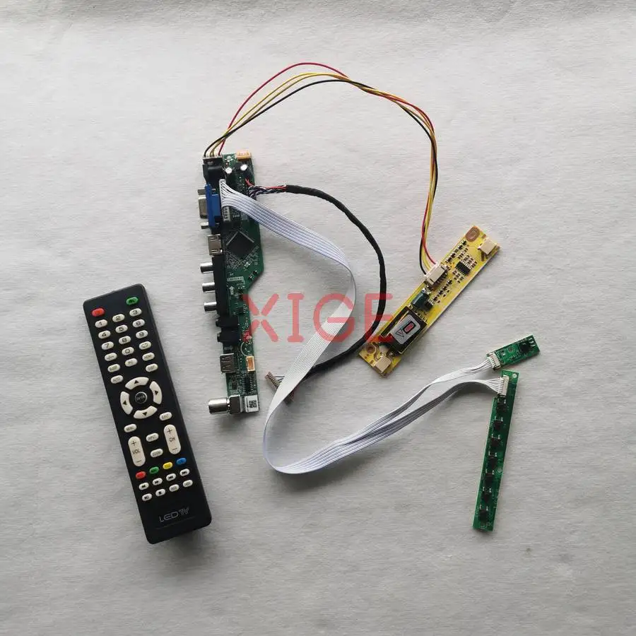 For LM150X06 LM150X07 LC150X08 LM150X08 Screen Drive Controller Board DIY Kit 1024*768 20Pin LVDS 2CCFL 1024x768 USB+AV+VGA+HDMI