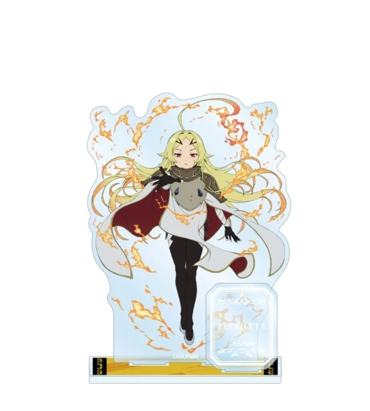15cmAcrylic Stand Modlel Anime Sentenced To Be A Hero: The Prison Records Of Penal Hero Unit 9004 Desktop Gift For Fans Keychain