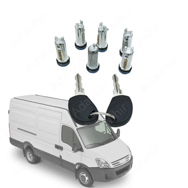 Steering Lock Ignition Lock Cylinder Kit 2996076 For Iveco Daily MK4 2006‑2014 Van Minibus Chassis Cab