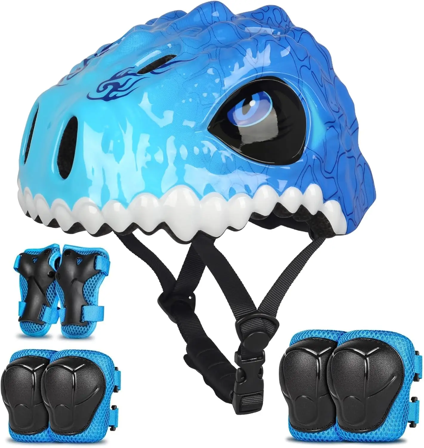 

Toddler Bike Helmet with 3D Dinosaur Design, Adjustable for Kids Ages 1-8, Lightweight for Bicycle Scooter Skateboard