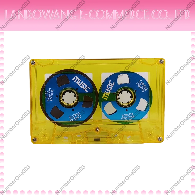 

Double Sided Metal Small Open Reel Blank Audio Cassette Tape Type I Custom Logo Available for Vintage Cassette Deck Recorder