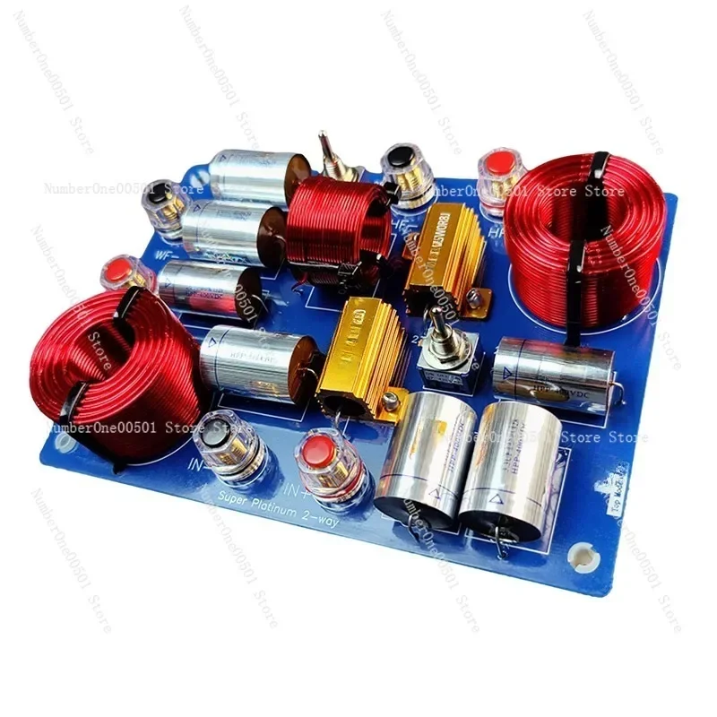 

Усовершенствованный регулируемый двухполосный кроссовер для высоких и низких частот, без пайки, для Hi-Fi акустики, для домашнего аудио-энтузиастов