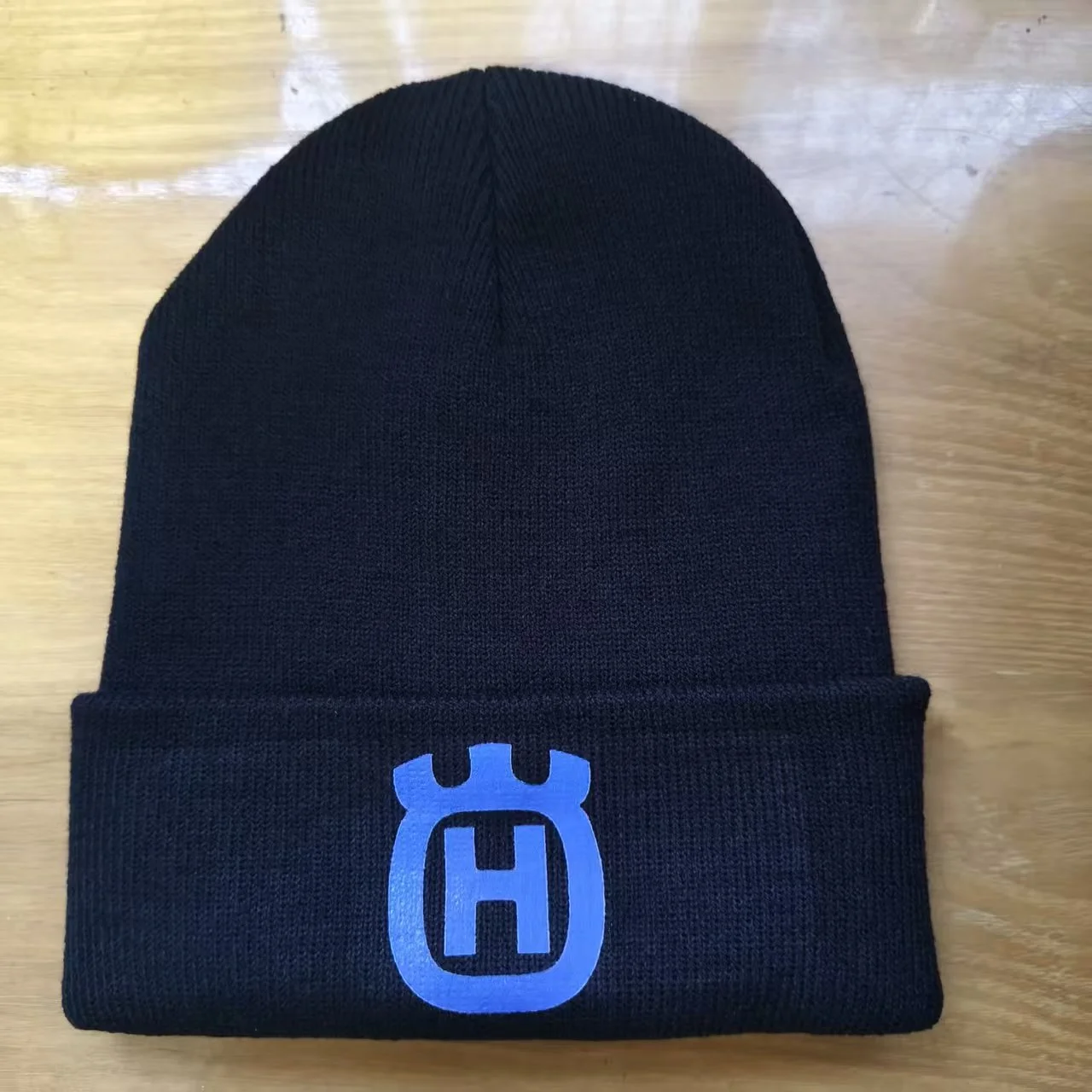 

Print Knitted Beanie Hat Winter Men Warm Casual Slouchy Hat Crochet Hats Female Baggy Cap For Husqvarna 701 Svartpilen701 401