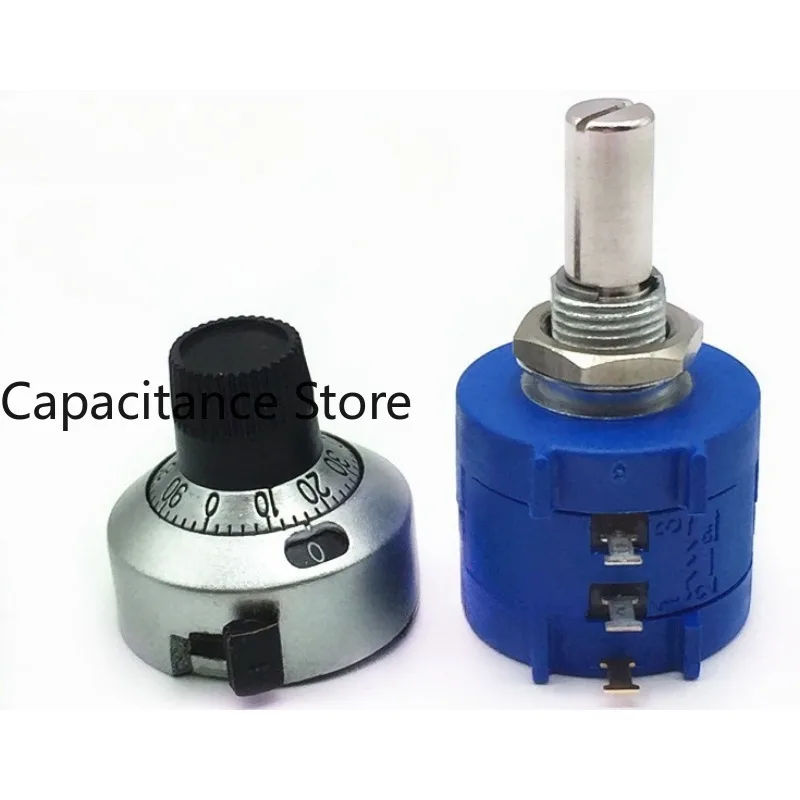 

5PCS Multi-turn potentiometer 3590S-2-103L with TOPVR digital knob H-23-6A.