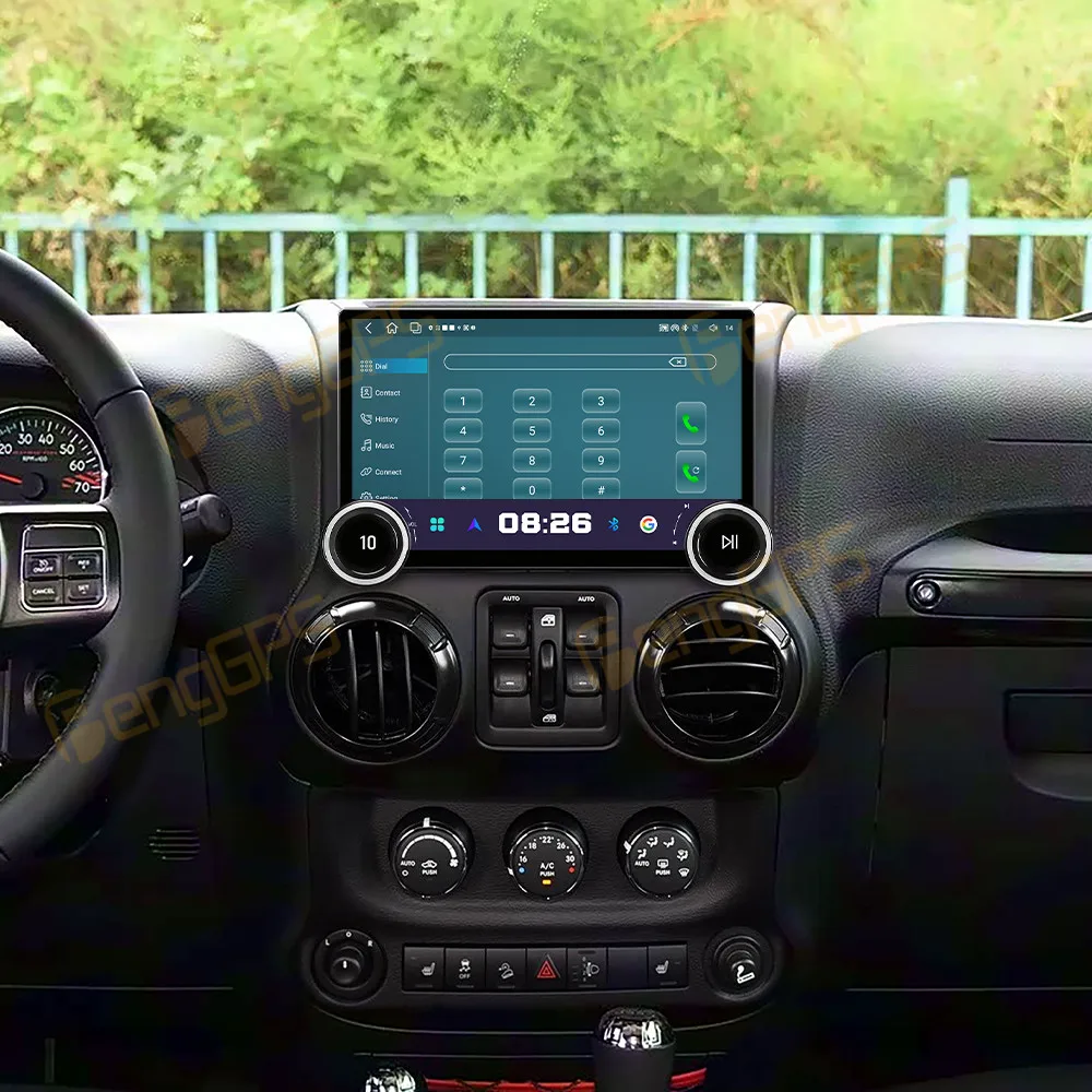 For Jeep Wrangler 2017-2023 Android Car Radio Multimedia Video Player Wireless Carplay Autoradio Stereo GPS Navigation Head Unit