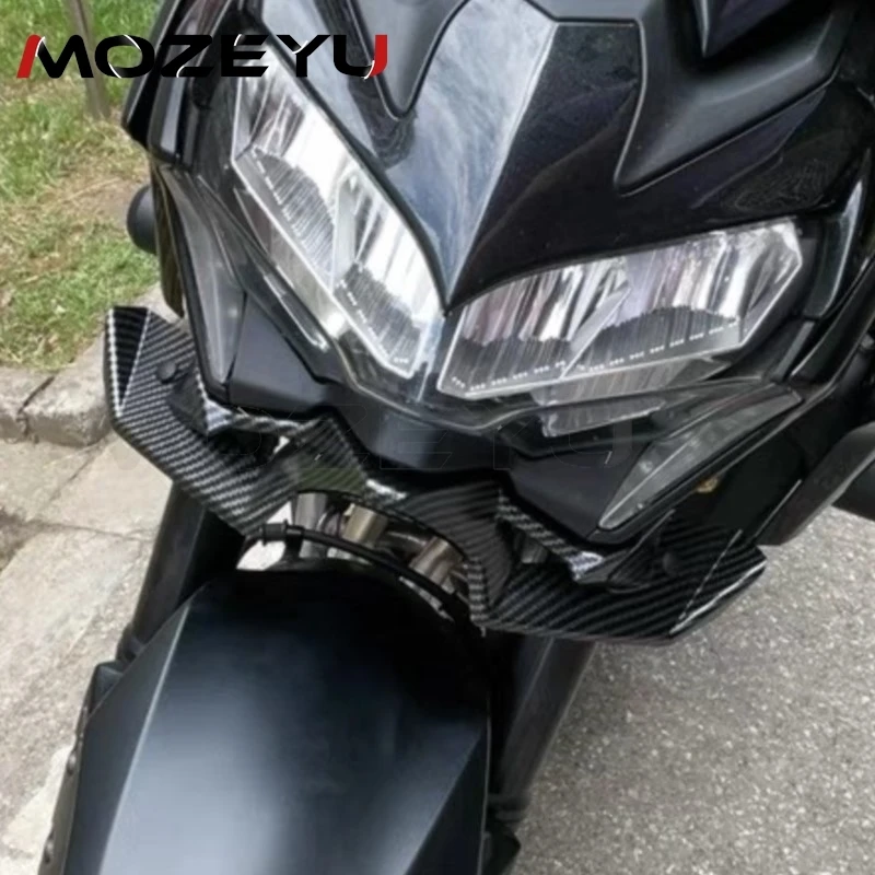 

Z900 2025 Motorcycle Accessories Front Spoiler Winglet Aerodynamic Wing Spoiler For Kawasaki Z900 Z 900 2020 2021 2022 2023 2024