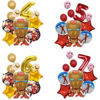 Iron Man Balloon Boy Birthday Party Supplies Hero Theme Balloon Baby Shower Home Garden Room Decorations