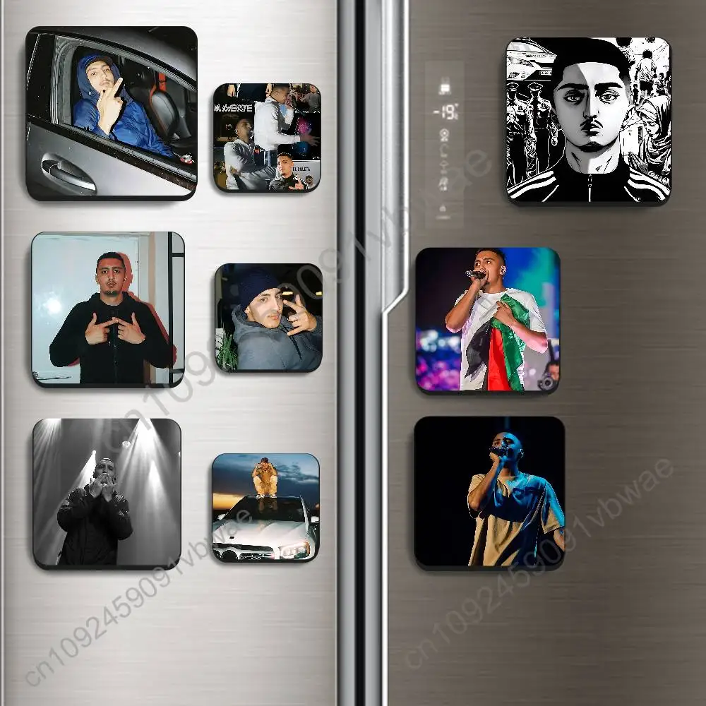 

Bizarrap Stay Morad Magnetic Sticker Fridge Magnets No Falling Off Fit for Refrigerators All Metal Surfaces Home Decor