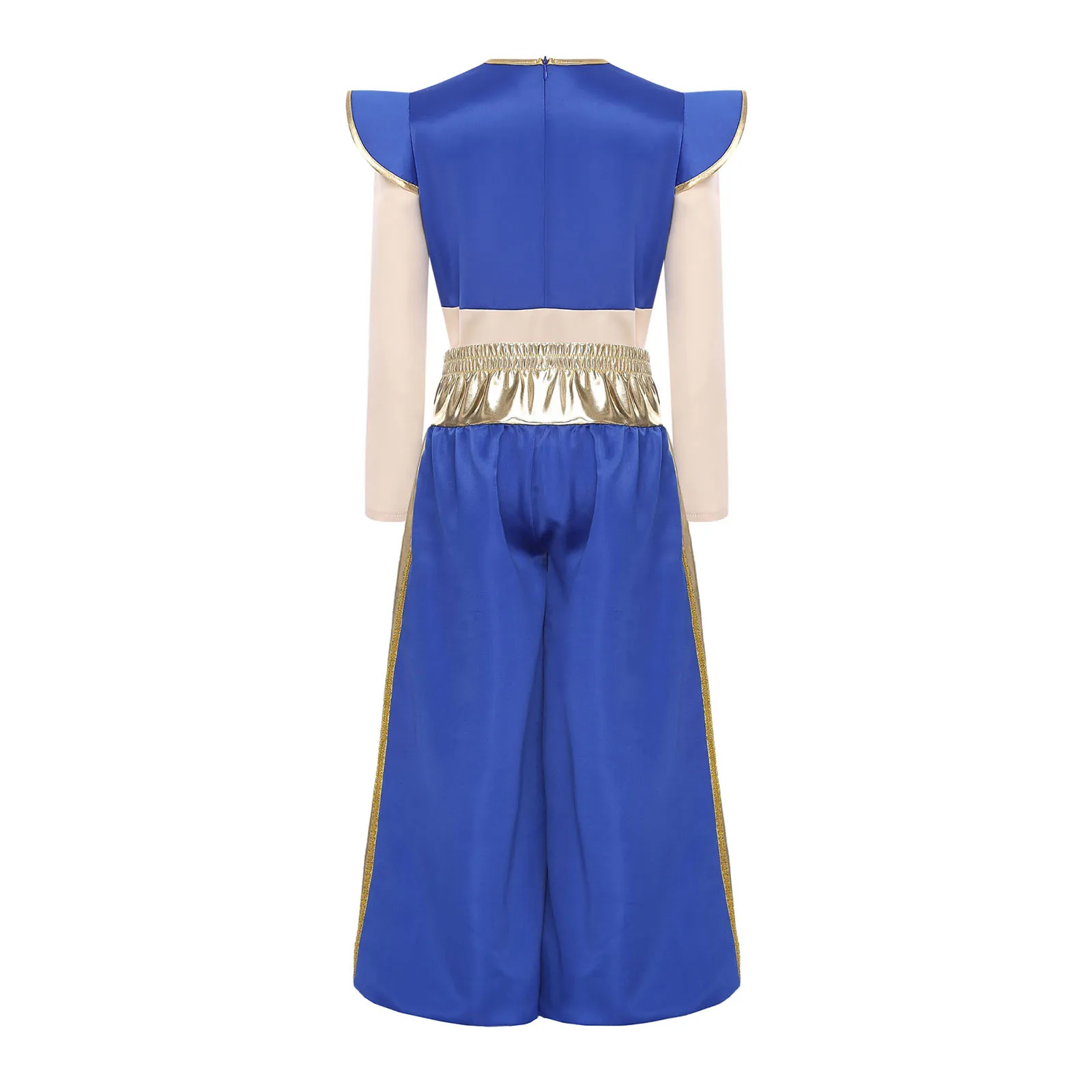 Jongens Lamp Elf Cosplay Kostuum Arabische Prins Rollenspel Fancy Dress Up Vest Harembroek Pak voor Halloween Carnaval