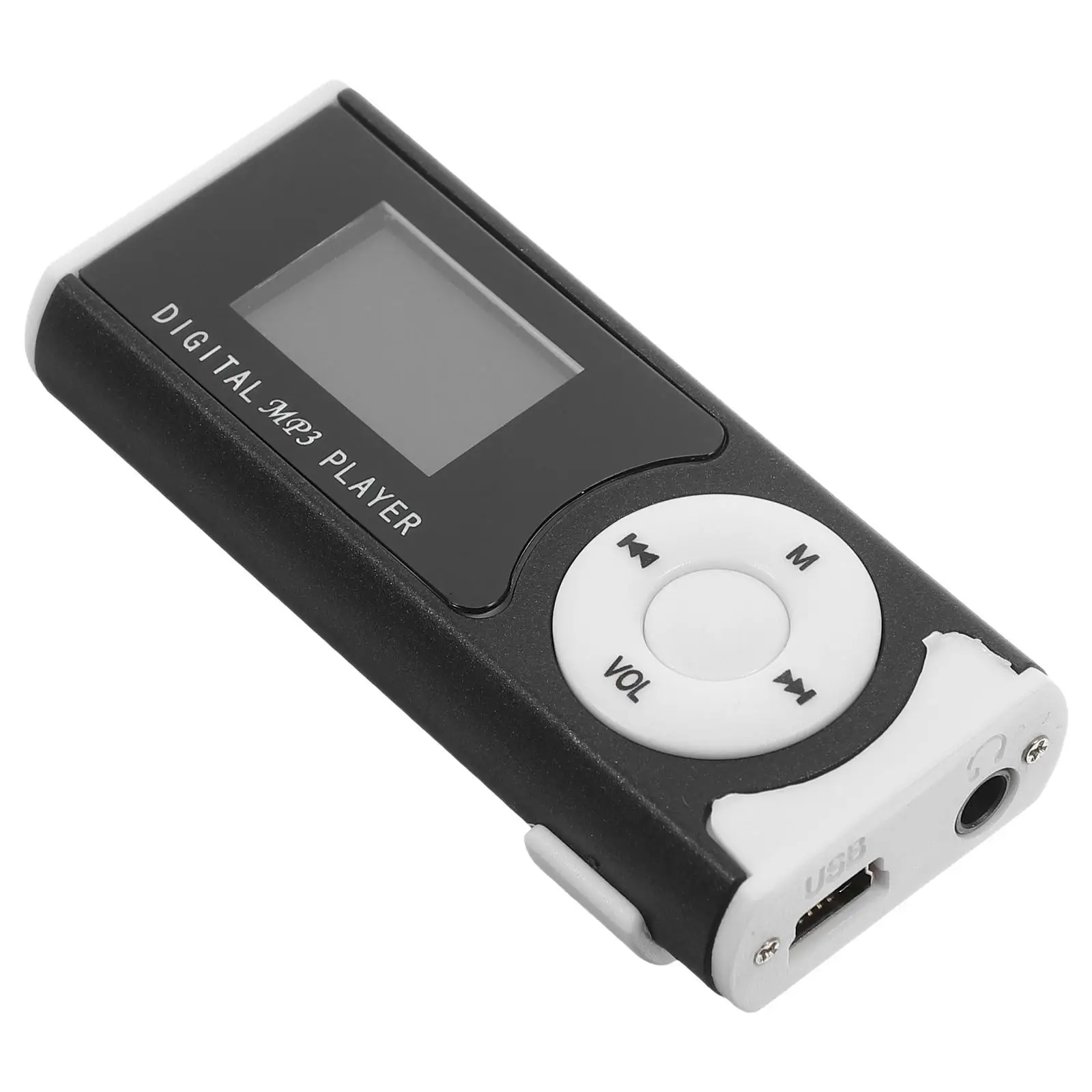 

Cardable MP3 LCD Player Clip Portable Stylish Digital Music Black