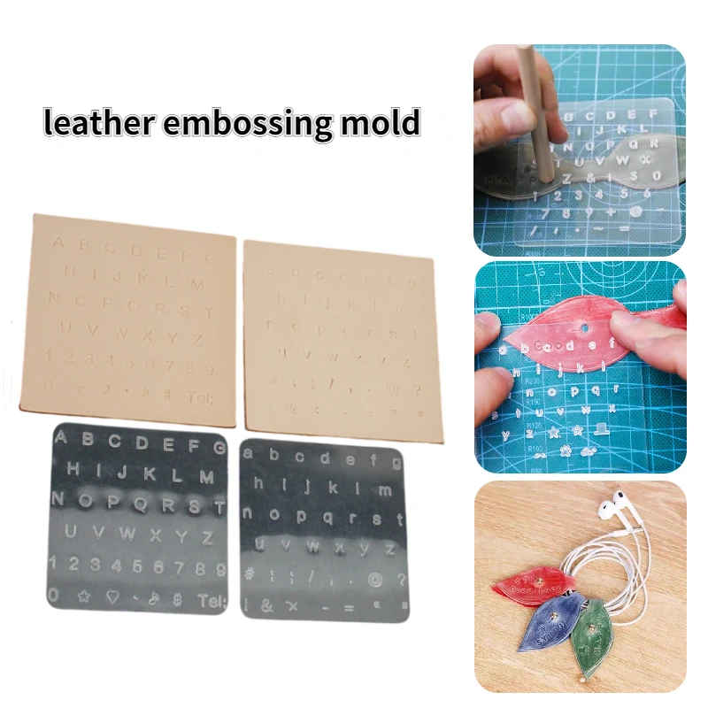 Number/letter Leather Embossing Mold DIY Manual Leather Goods Letter/name/number Combination Decorative Press Printing Tools