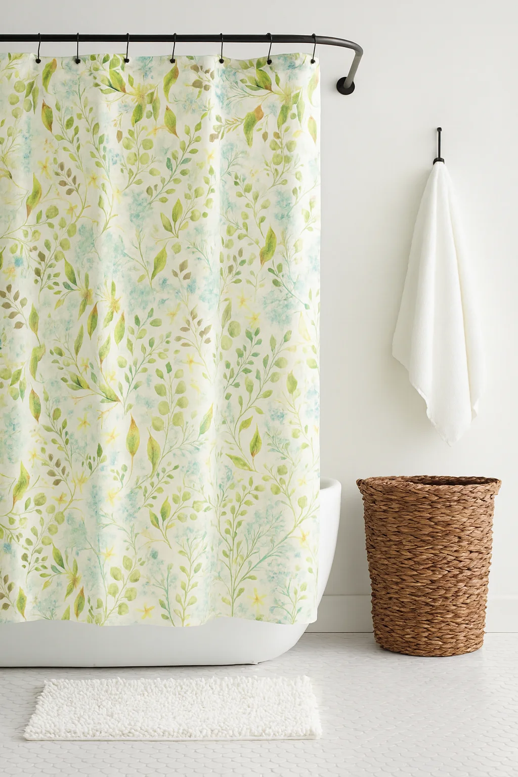 

Занавеска для душа с цветочным принтом, водонепроницаемая политкань, занавеска для душа в деревенском стиле, фермерский дом, занавеска для душа с весом дна, 72x72l, доступ к ванной комнату