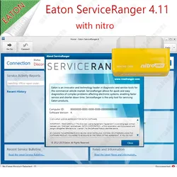 Eaton Service Ranger V4.11 Yeni Veritabanı Mühendislik Versiyonu + aktif + Nitro, NEXQ USB Bağlantısıyla Çalışabilir