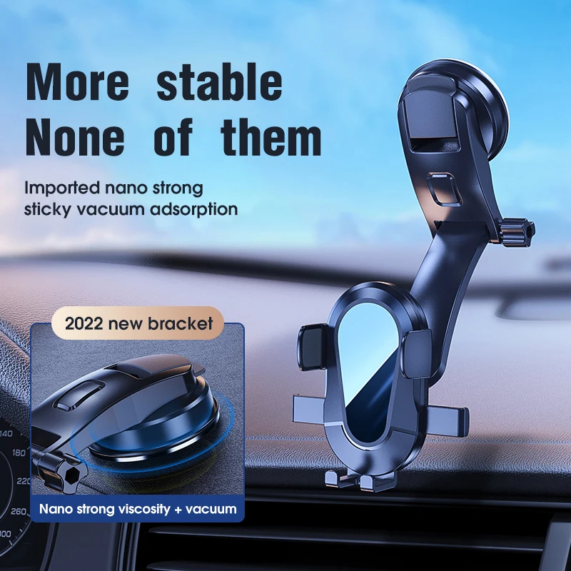 

Car Phone Holder Mount Anti-Shake Phone Holder Mount in Car Dashboard Air Outlet 360° Rotate Universal Car Holder For Phone