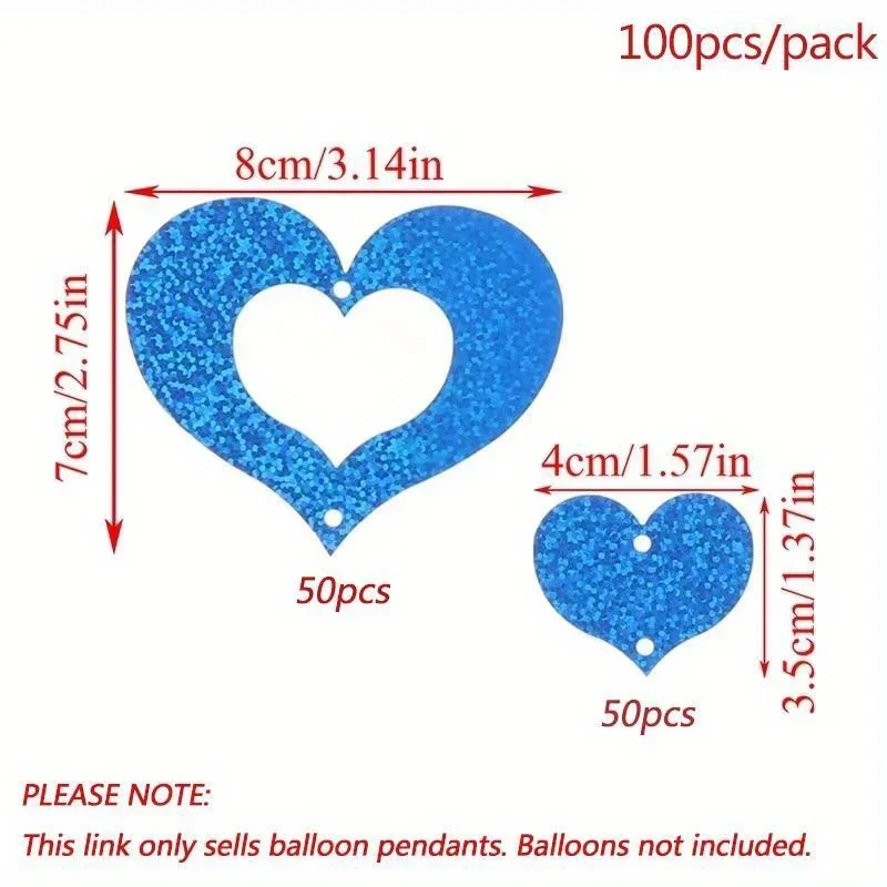 100pcs Wedding Birthday Party Decoration Decoration Balloon Rain Silk Sequin Pendant Wedding Supplies Wedding Room Decoration