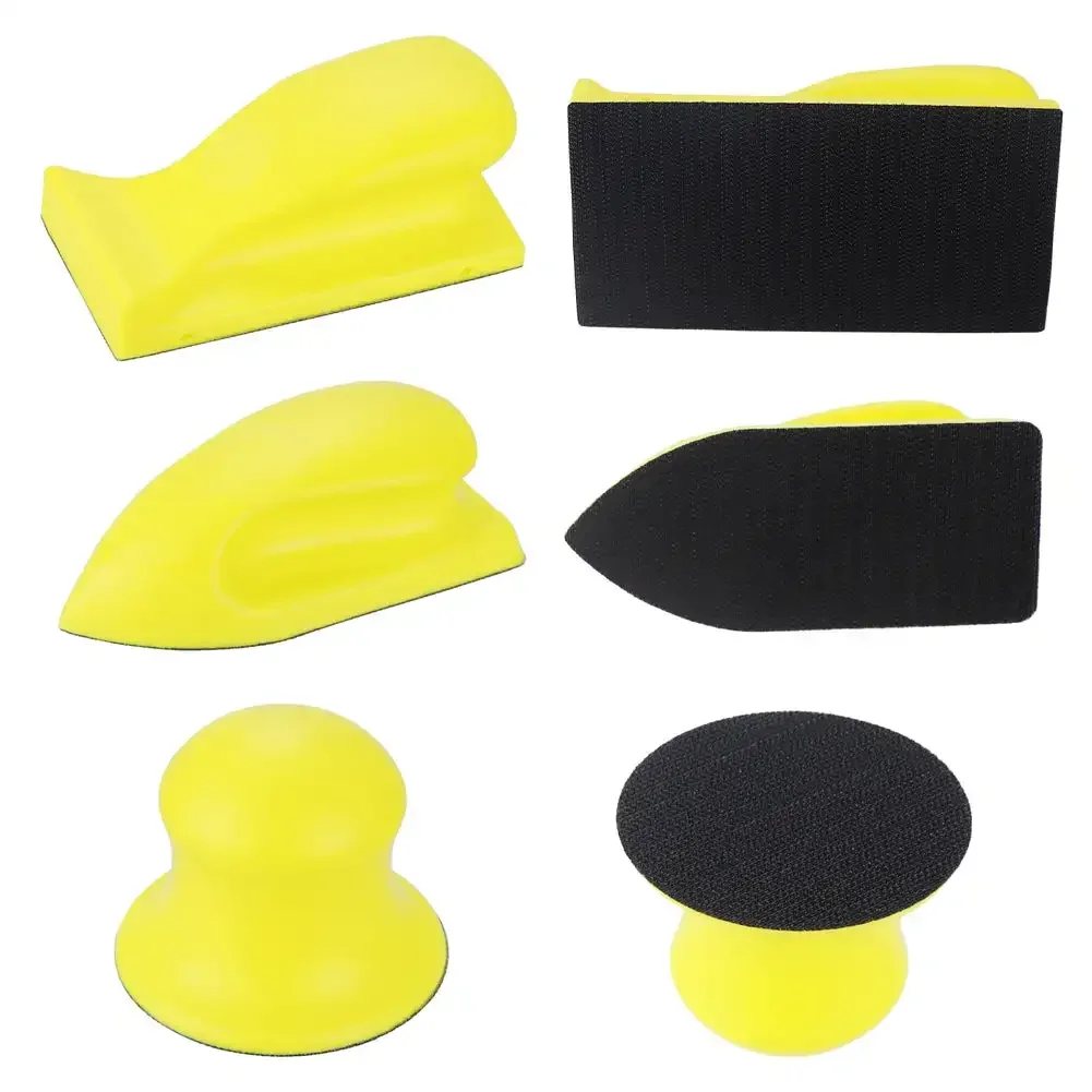 8 Sizes Flexible EVA Foam Hand Automotive Sanding blocks Flexible Sanding Board Hook and Loop For Woodworking Furniture